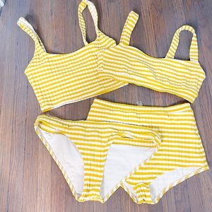 Solid and Striped Swimsuits